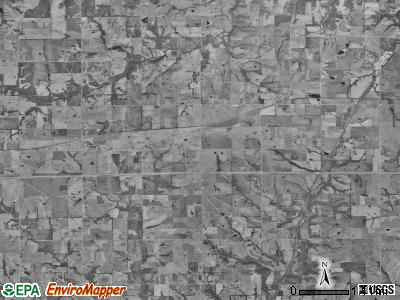 Gomer township, Missouri satellite photo by USGS