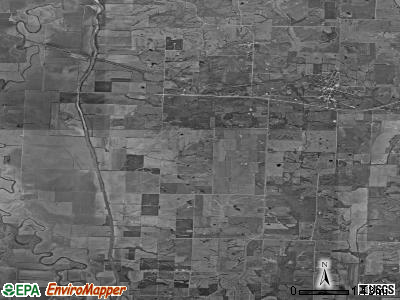 Callao township, Missouri satellite photo by USGS