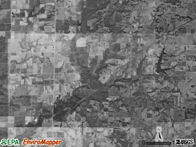 Yellow Creek township, Missouri satellite photo by USGS