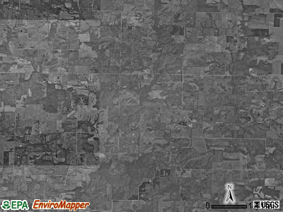 Middle Fork township, Missouri satellite photo by USGS