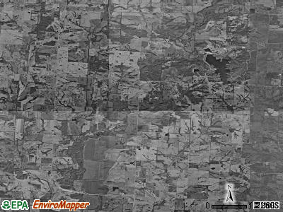 Musselfork township, Missouri satellite photo by USGS