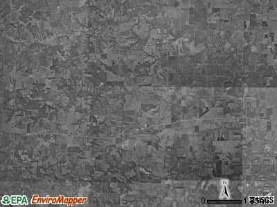 Marion township, Missouri satellite photo by USGS
