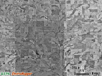 Fairfield township, Missouri satellite photo by USGS