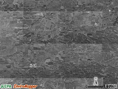 Salt Springs township, Missouri satellite photo by USGS