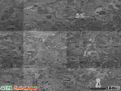 Silver Creek township, Missouri satellite photo by USGS