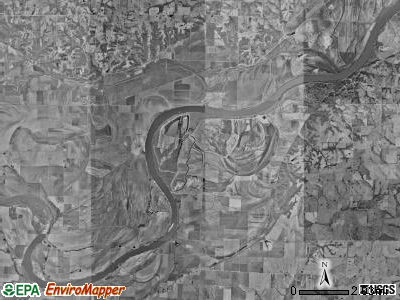 Eugene township, Missouri satellite photo by USGS