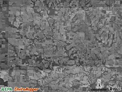 Indian township, Missouri satellite photo by USGS