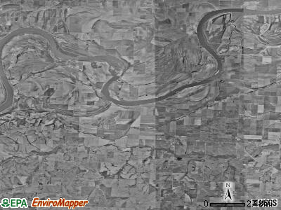 Grand Pass township, Missouri satellite photo by USGS