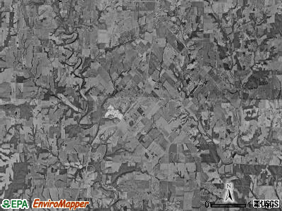 Ashley township, Missouri satellite photo by USGS