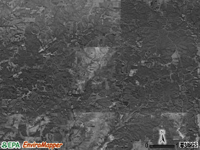 Bonne Femme township, Missouri satellite photo by USGS