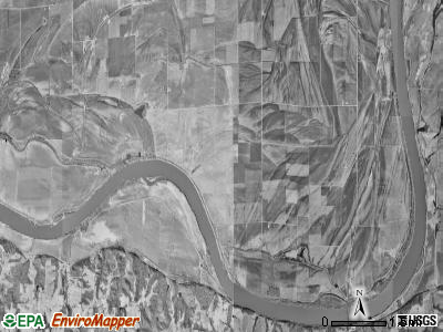 Sugartree township, Missouri satellite photo by USGS
