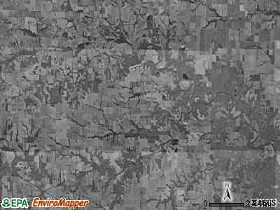Prairie township, Missouri satellite photo by USGS