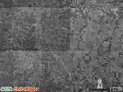 Montgomery township, Missouri satellite photo by USGS