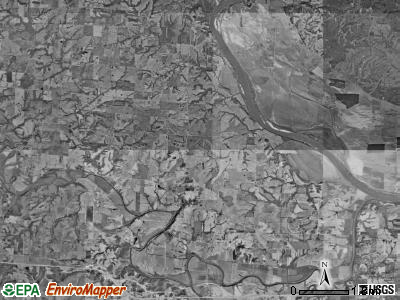 Lamine township, Missouri satellite photo by USGS