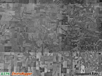 Liberty township, Missouri satellite photo by USGS