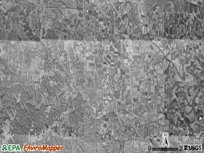 Clark township, Missouri satellite photo by USGS