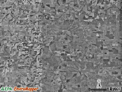 Palestine township, Missouri satellite photo by USGS