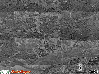 Loutre township, Missouri satellite photo by USGS
