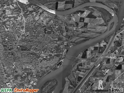 St. Ferdinand township, Missouri satellite photo by USGS