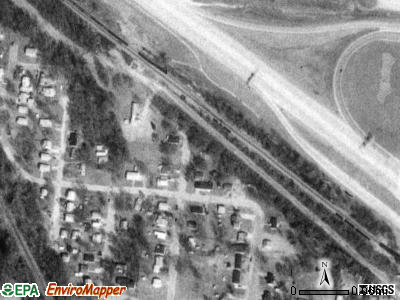 Rivers township, Missouri satellite photo by USGS