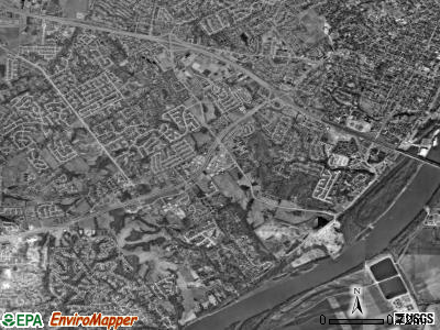 Friedens township, Missouri satellite photo by USGS