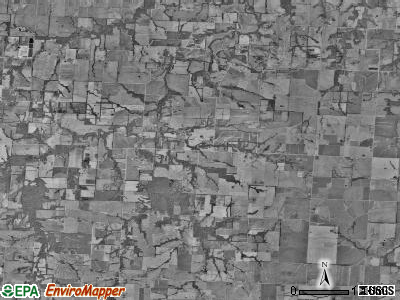 Elk Fork township, Missouri satellite photo by USGS