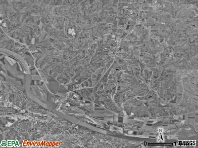 Summit township, Missouri satellite photo by USGS