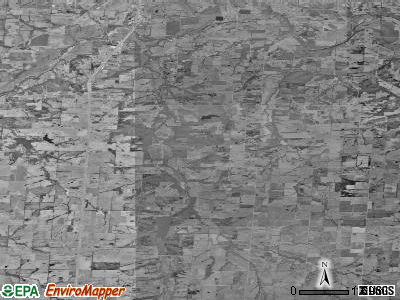 Flat Creek township, Missouri satellite photo by USGS