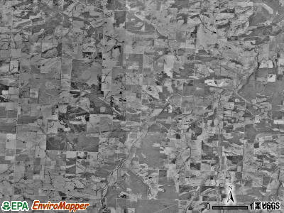 Lake Creek township, Missouri satellite photo by USGS