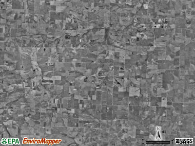 Harrison township, Missouri satellite photo by USGS