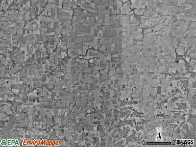 White township, Missouri satellite photo by USGS