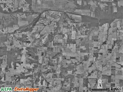 Mingo township, Missouri satellite photo by USGS