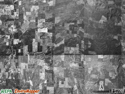 Pike City township, Arkansas satellite photo by USGS