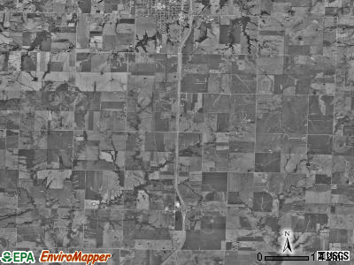 Mound township, Missouri satellite photo by USGS