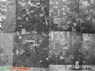 Madison township, Arkansas satellite photo by USGS