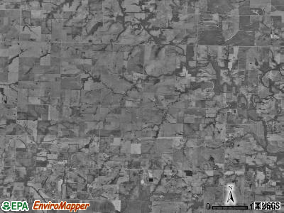Charlotte township, Missouri satellite photo by USGS