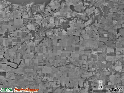 Bear Creek township, Missouri satellite photo by USGS
