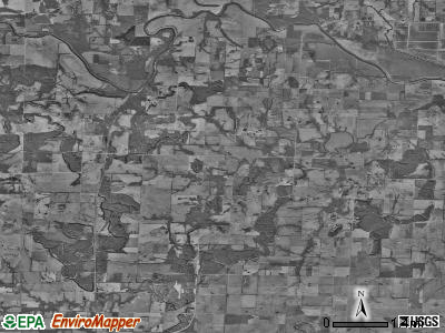 Walnut township, Missouri satellite photo by USGS