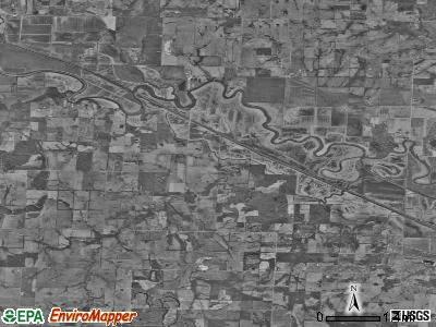 New Home township, Missouri satellite photo by USGS