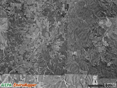 Boone township, Missouri satellite photo by USGS