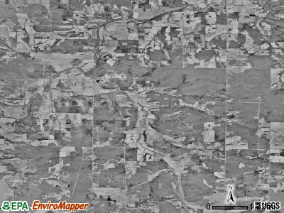Dawson township, Missouri satellite photo by USGS
