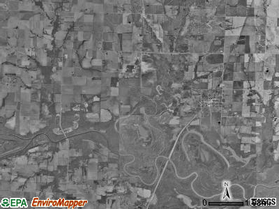 Rockville township, Missouri satellite photo by USGS