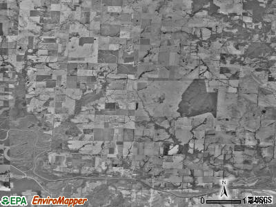 Taber township, Missouri satellite photo by USGS