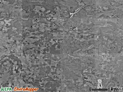 Roscoe township, Missouri satellite photo by USGS