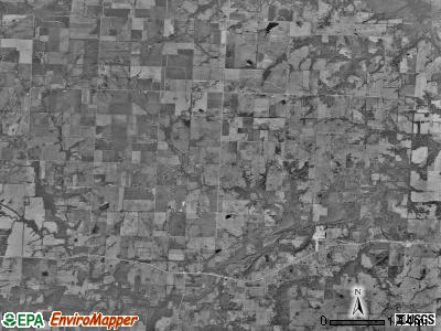Clear Creek township, Missouri satellite photo by USGS