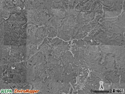 Cullen township, Missouri satellite photo by USGS