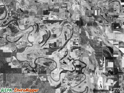 Bartholomew township, Arkansas satellite photo by USGS