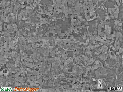 North Benton township, Missouri satellite photo by USGS