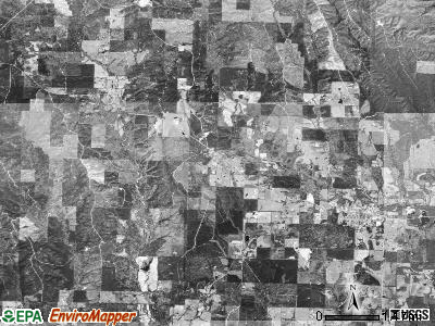 Missouri township, Arkansas satellite photo by USGS