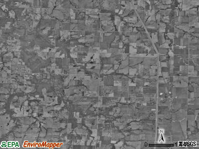 Union township, Missouri satellite photo by USGS